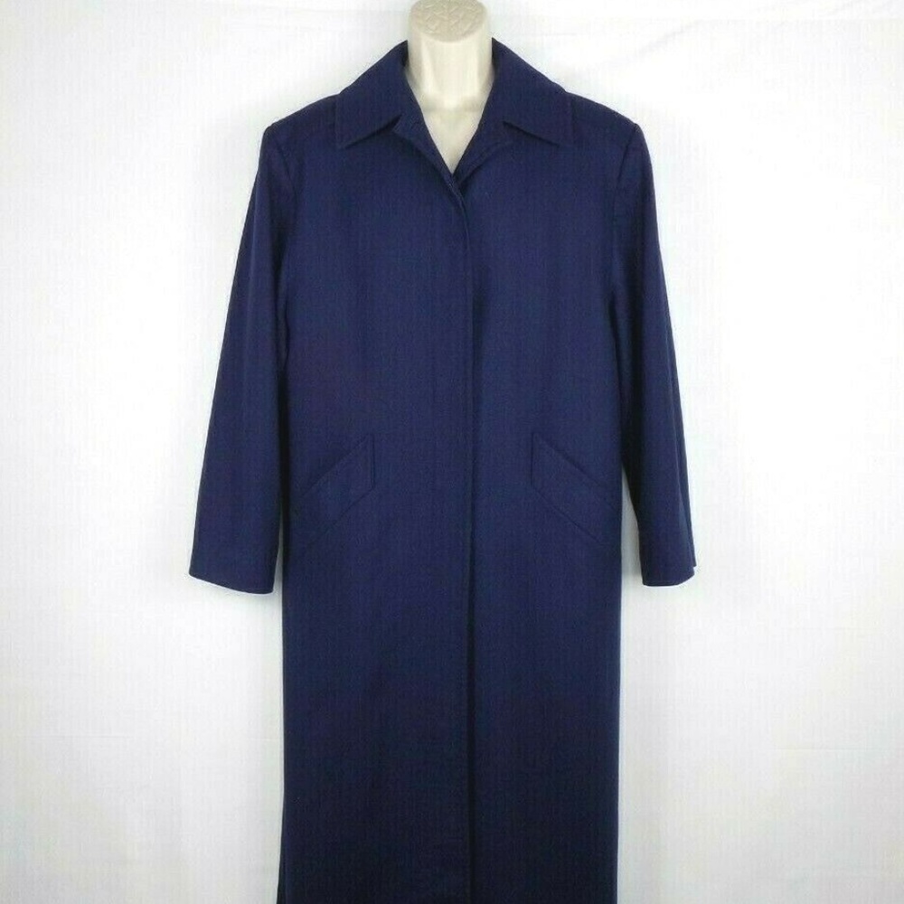 Vintage Pendleton Women Trench Coat Size 14 Wool J